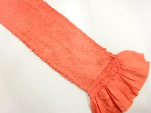 正絹　絞り　帯揚げ